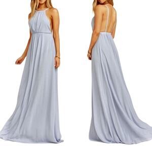 Show Me Your MuMu  Amanda Blue Maxi Dress L NWOT